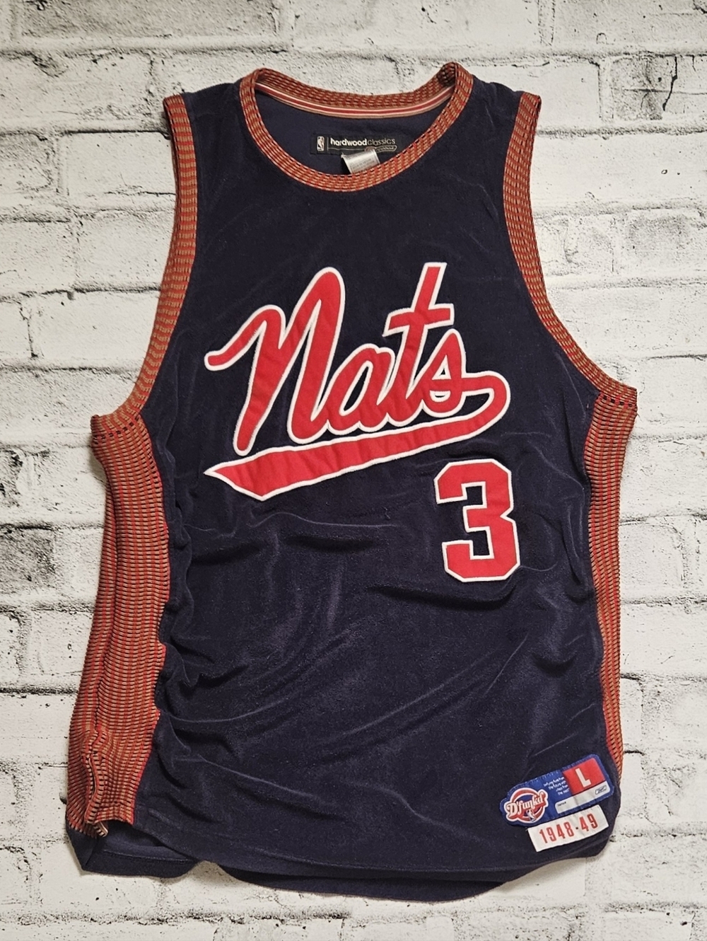 Allen Iverson 76ers #3 Hardwood Classics Terry Cloth Jersey L